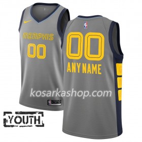 Dres Memphis Grizzlies Prilagođeni Nike 2018-19 City Edition Siva Swingman - Dječji